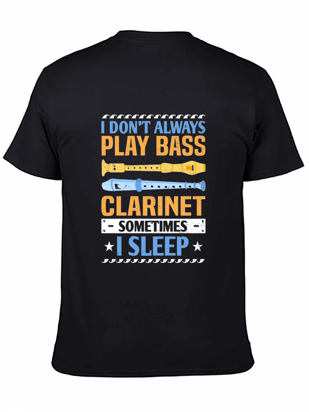 Bass Clarinet Player T-Shirt - Novelty Music Tee