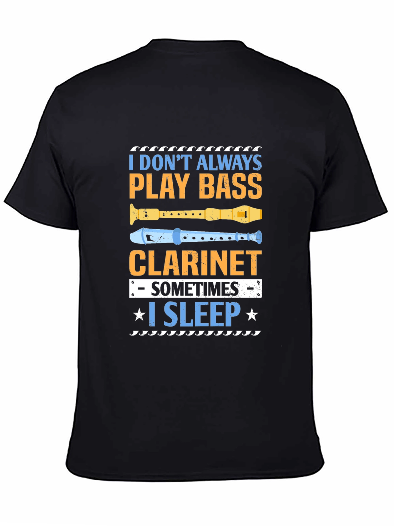 Bass Clarinet Player T-Shirt - Novelty Music Tee