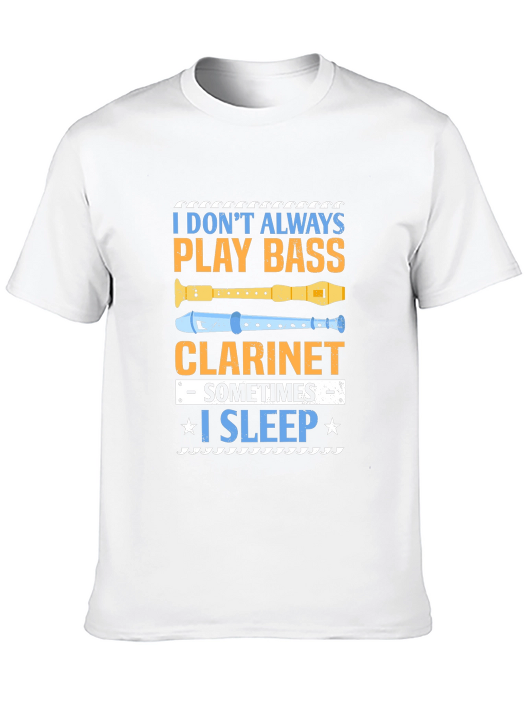 Bass Clarinet Player T-Shirt - Novelty Music Tee