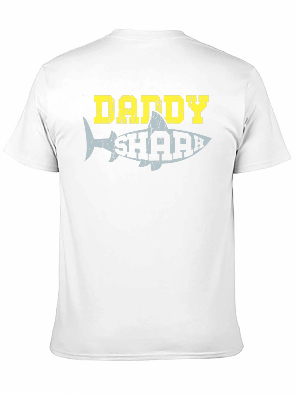Daddy Shark Graphic Tee - Black Cotton T-Shirt