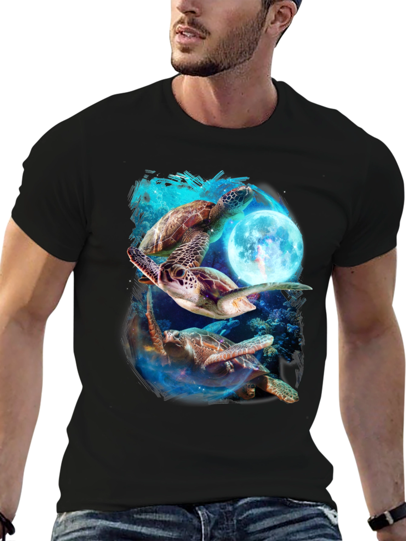 Turtle Moon Graphic Tee