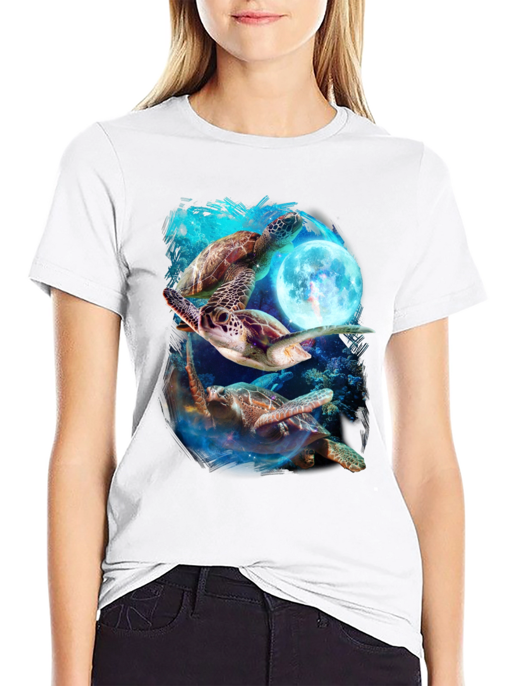 Turtle Moon Graphic Tee