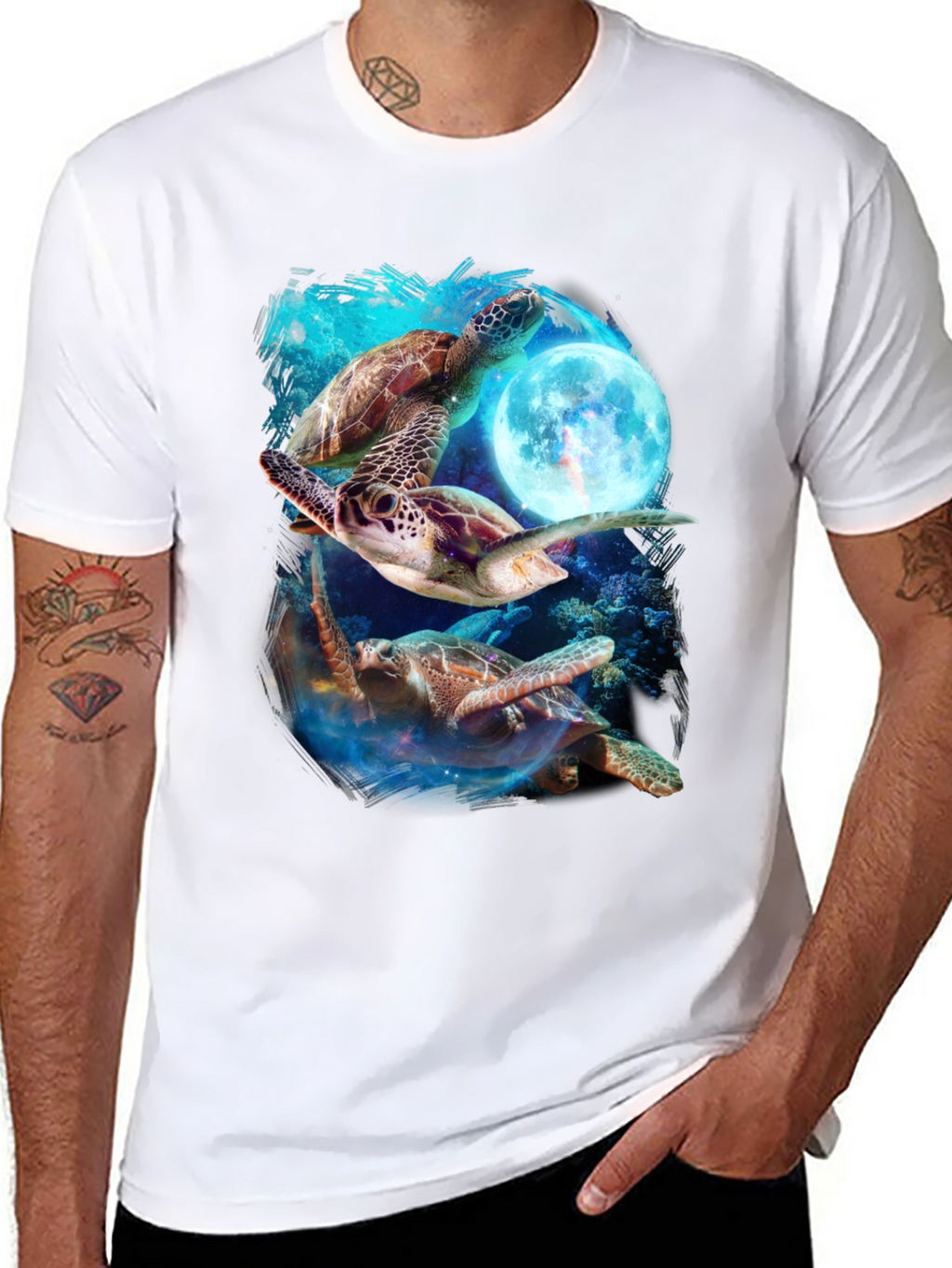 Turtle Moon Graphic Tee