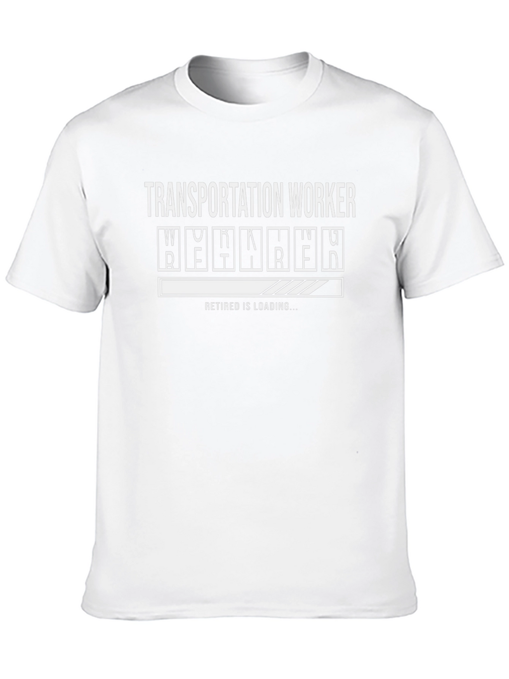 Transportation Worker Retirement Loading T-Shirt