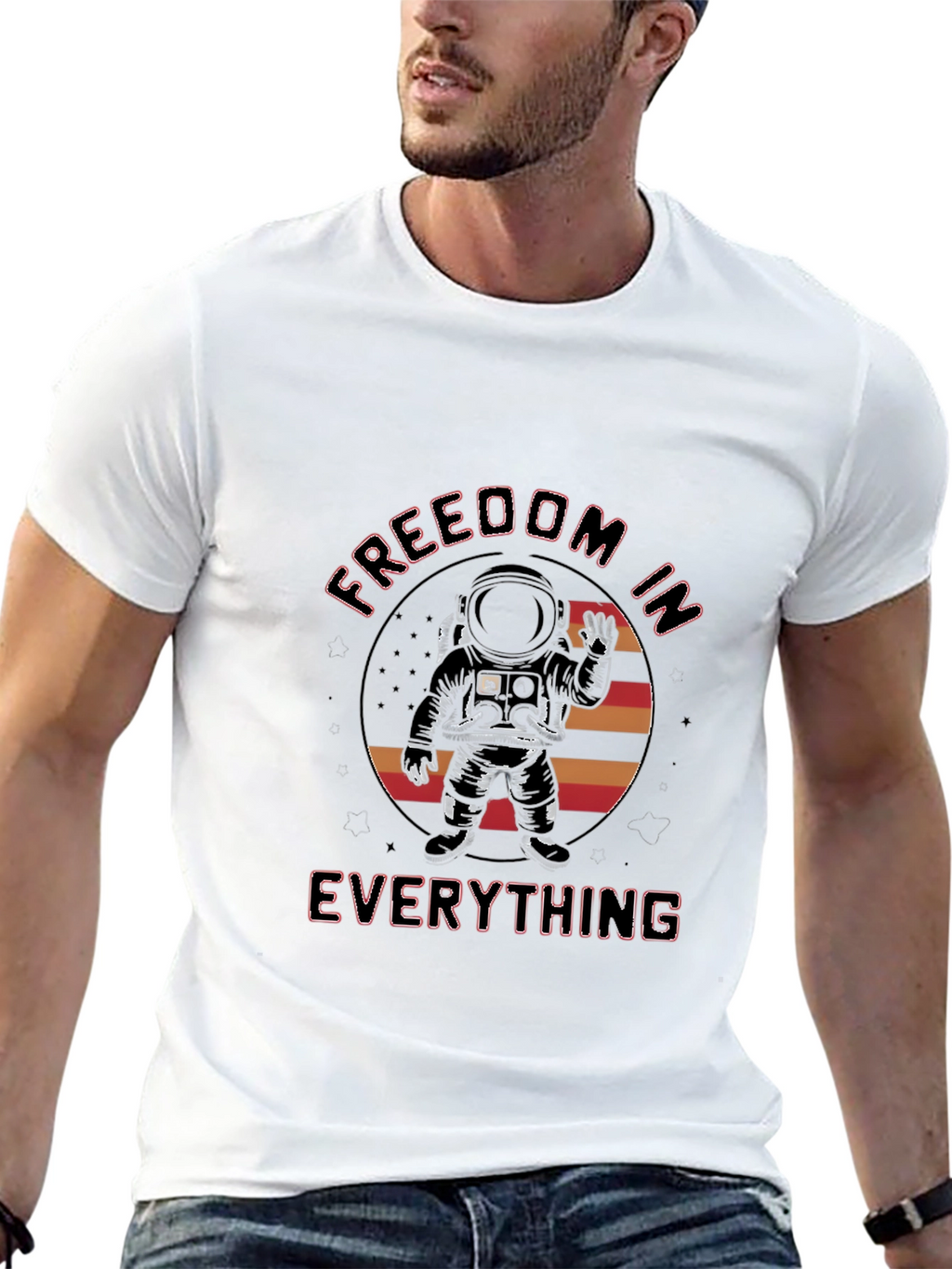 Freedom in Everything Astronaut Graphic Tee