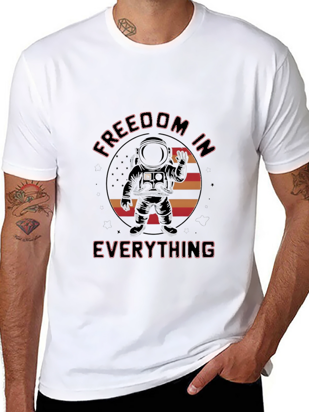 Freedom in Everything Astronaut Graphic Tee