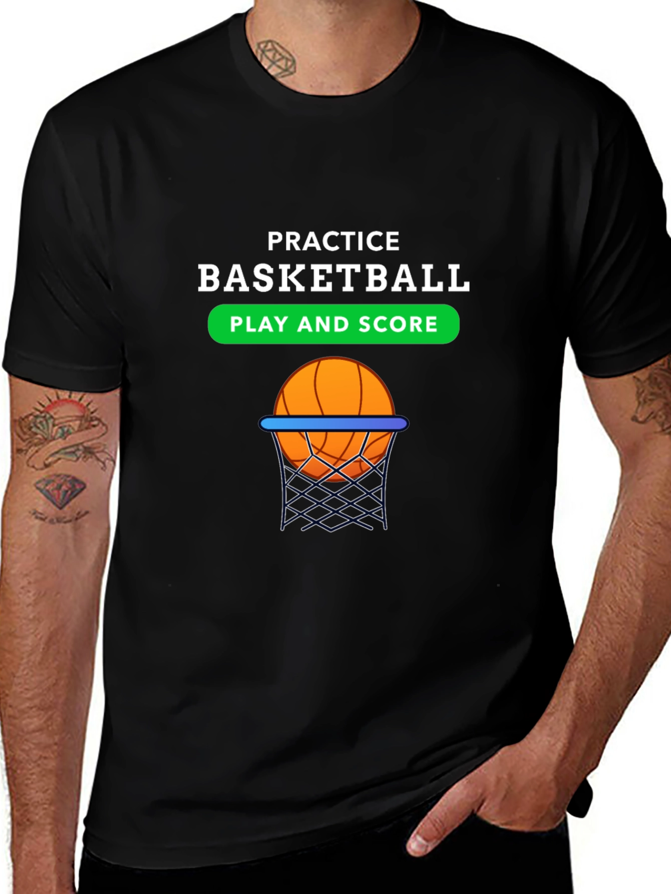 Practice Basketball T-Shirt - Play and Score