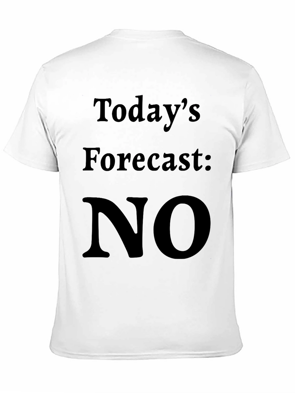 Todays Forecast: NO T-Shirt