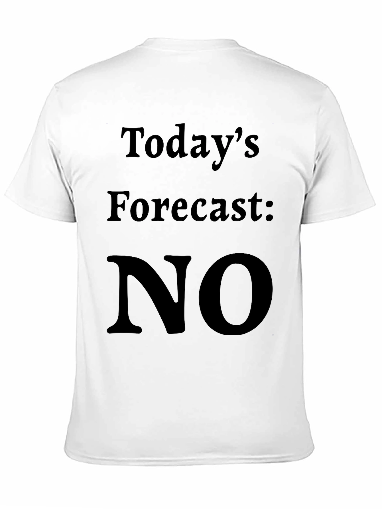 Todays Forecast: NO T-Shirt