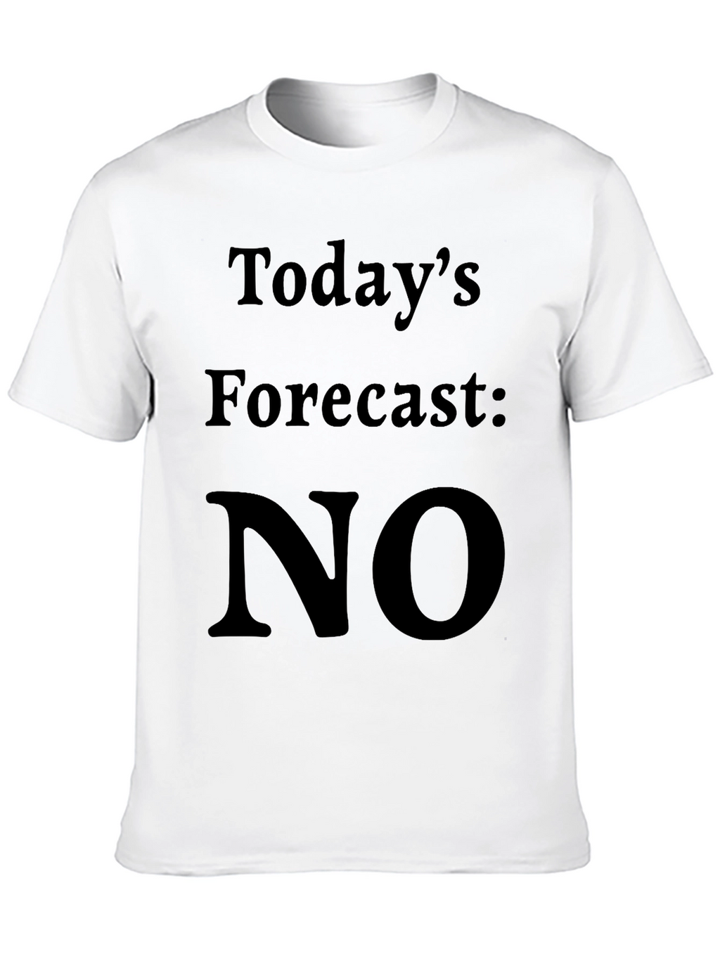 Todays Forecast: NO T-Shirt