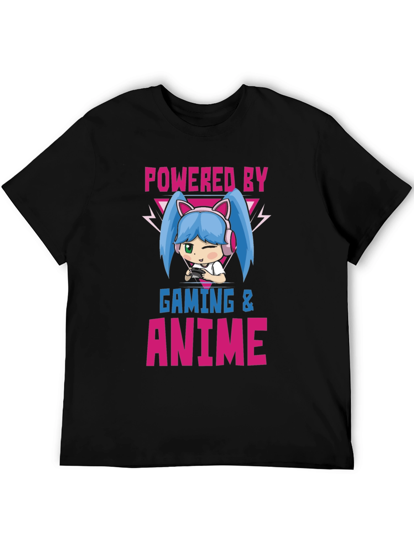 Powered by Gaming & Anime T-Shirt