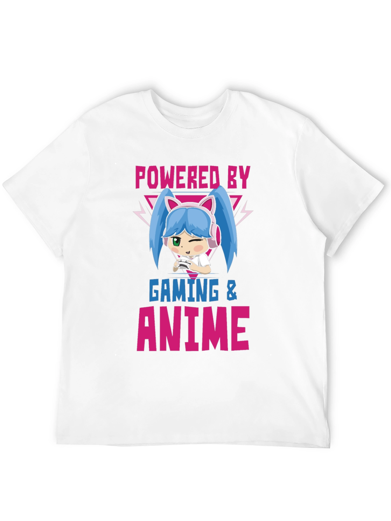 Powered by Gaming & Anime T-Shirt