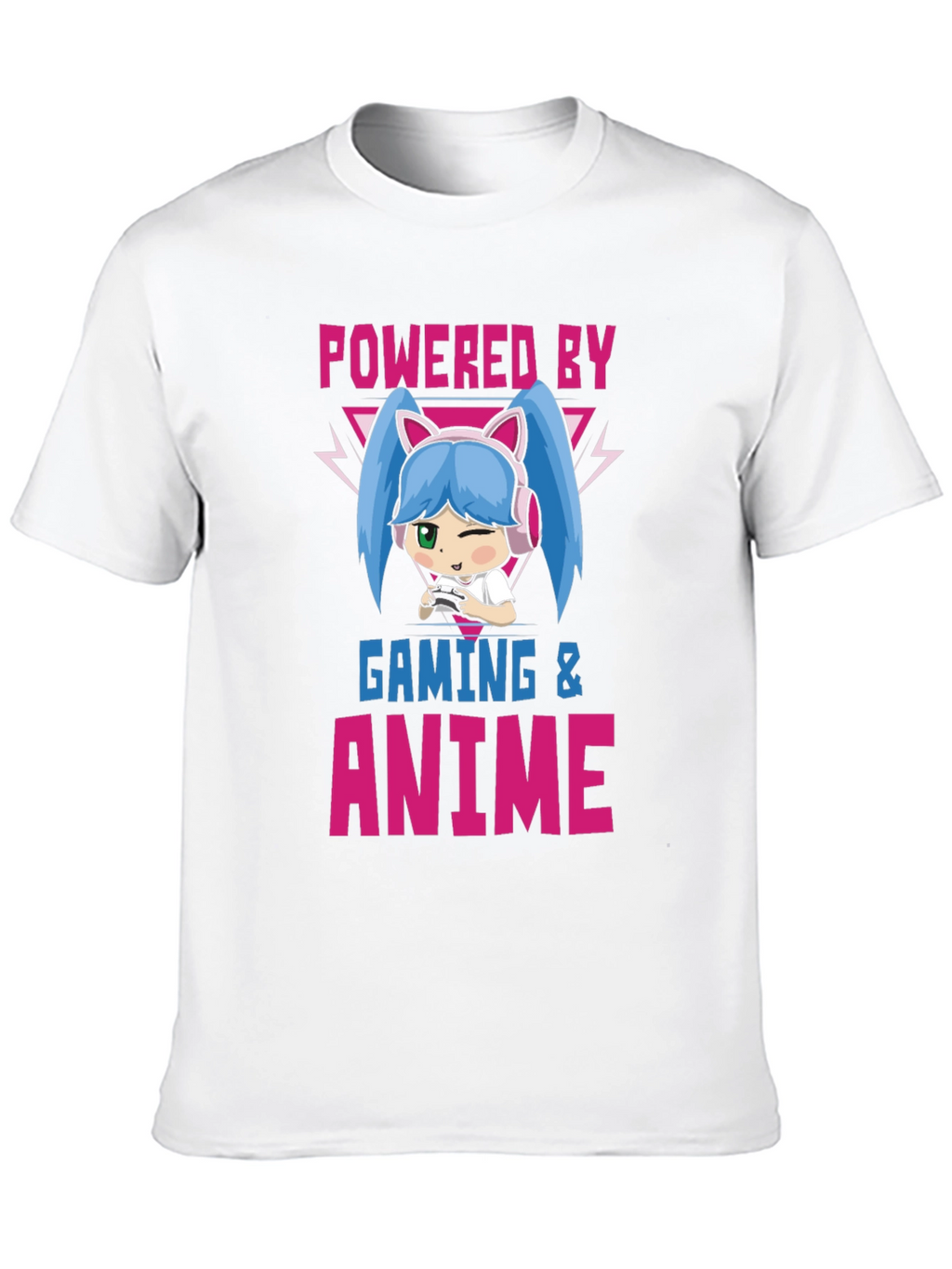 Powered by Gaming & Anime T-Shirt