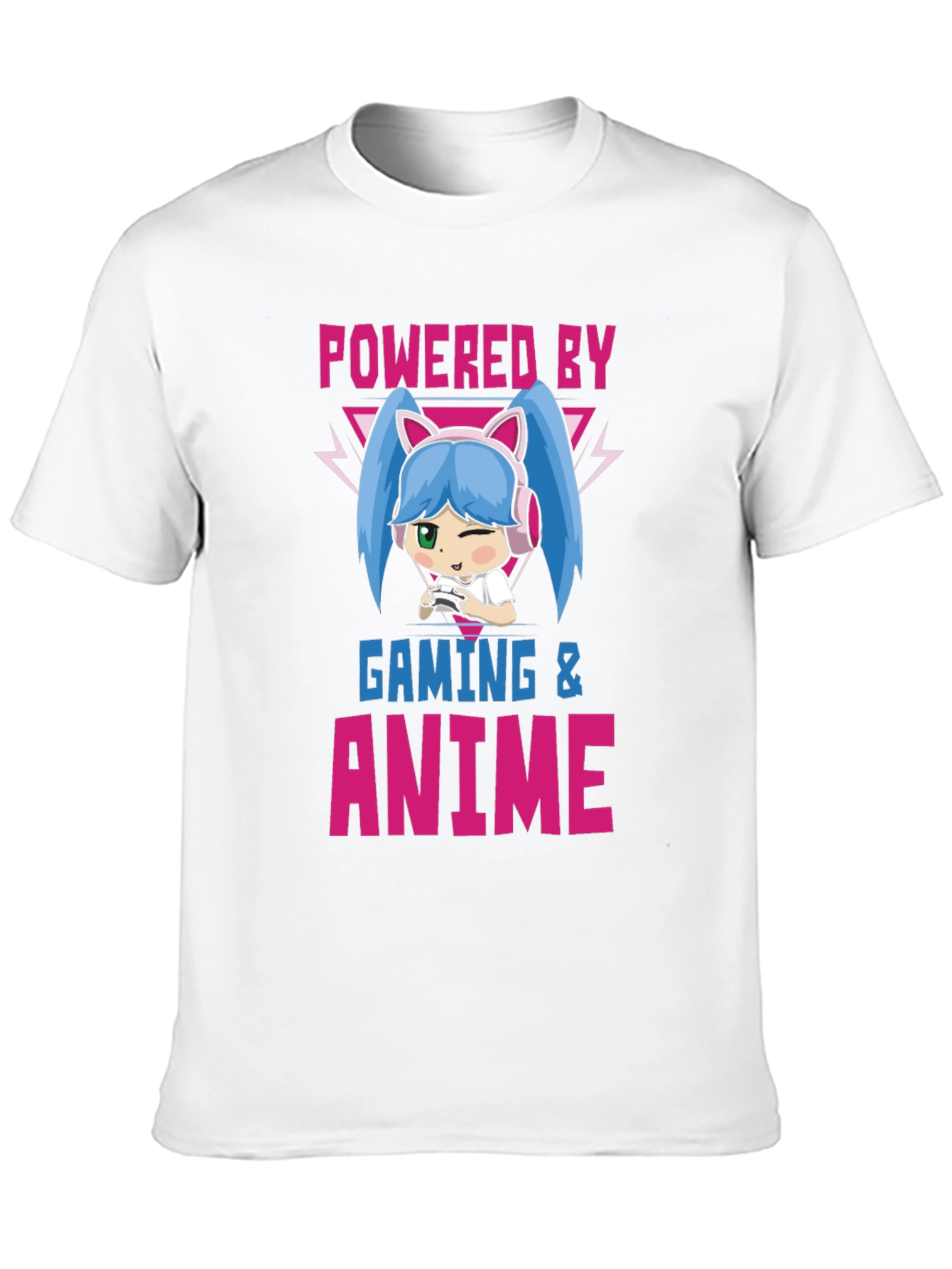 Powered by Gaming & Anime T-Shirt
