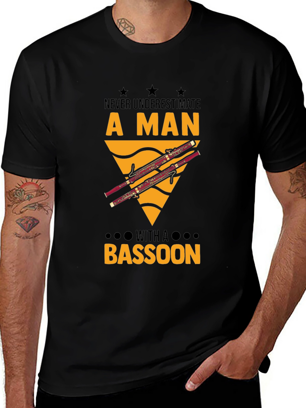 Bassoon Man Graphic Tee
