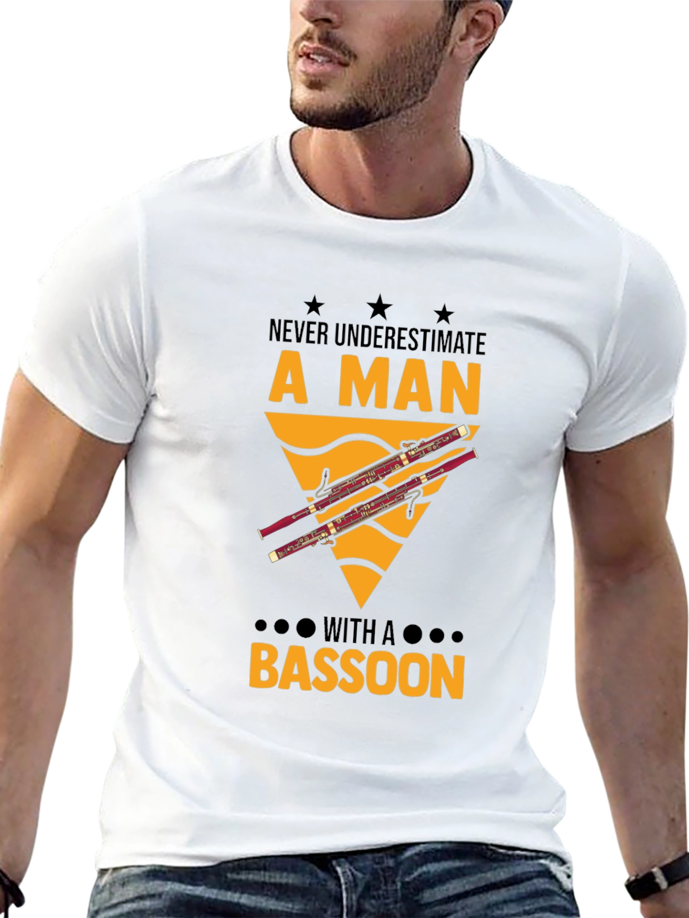 Bassoon Man Graphic Tee