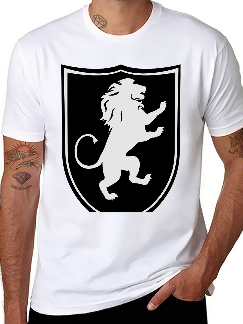 Lion Rampant Shield Graphic Tee