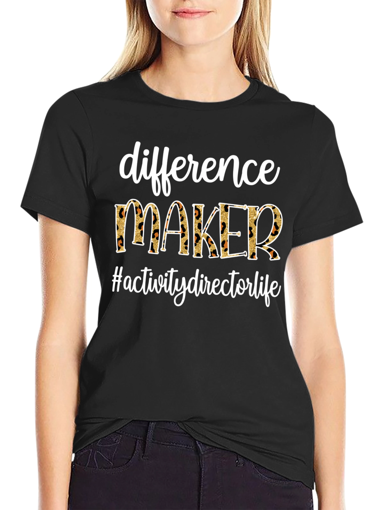 Difference Maker Activity Director Life Black T-Shirt