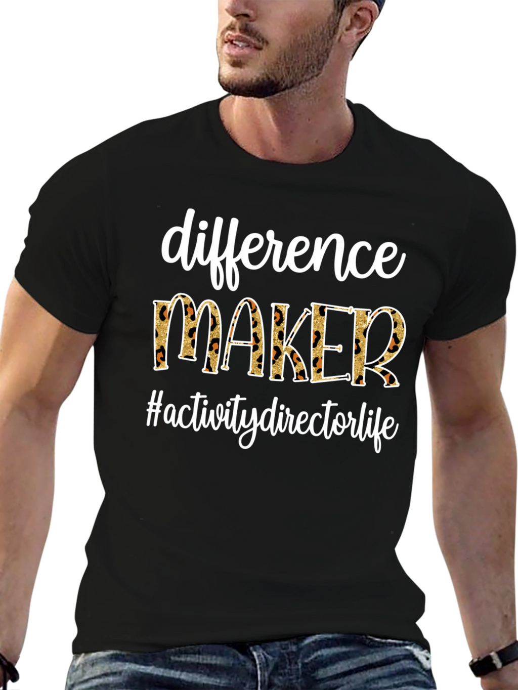 Difference Maker Activity Director Life Black T-Shirt