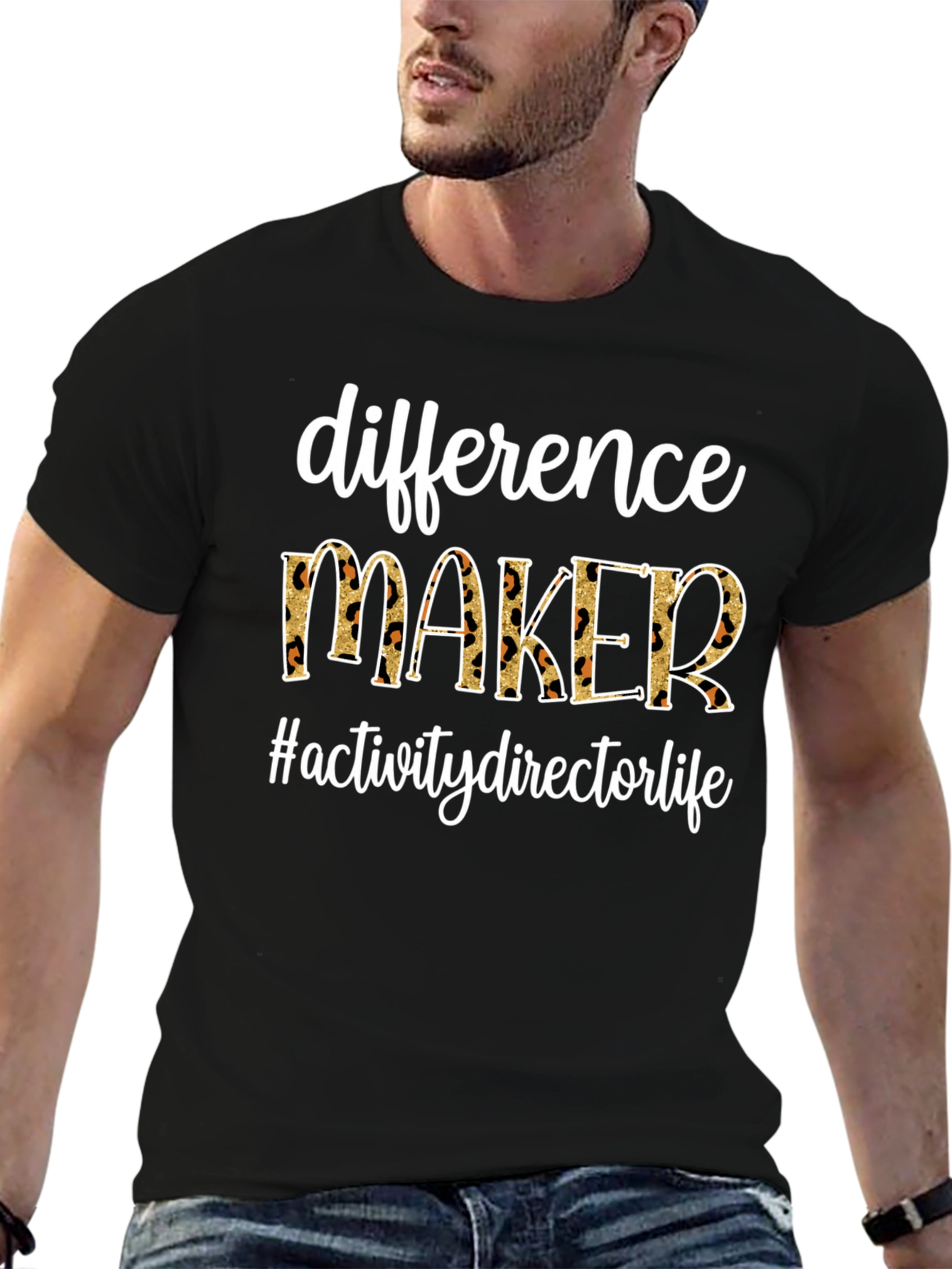 Difference Maker Activity Director Life Black T-Shirt