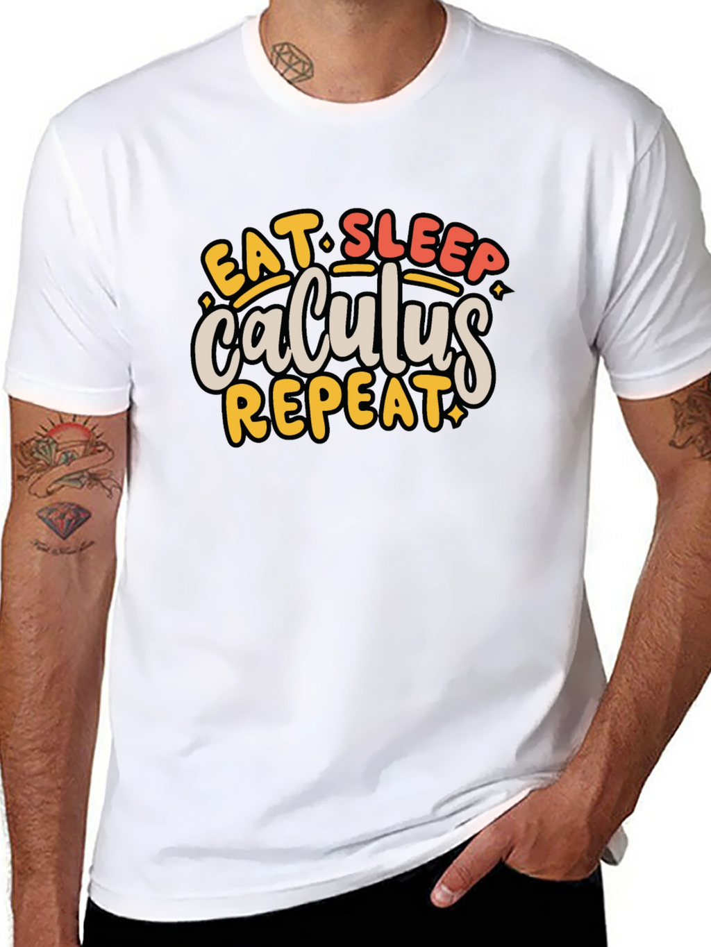 Calculus T-Shirt - Eat Sleep Repeat - Math Student