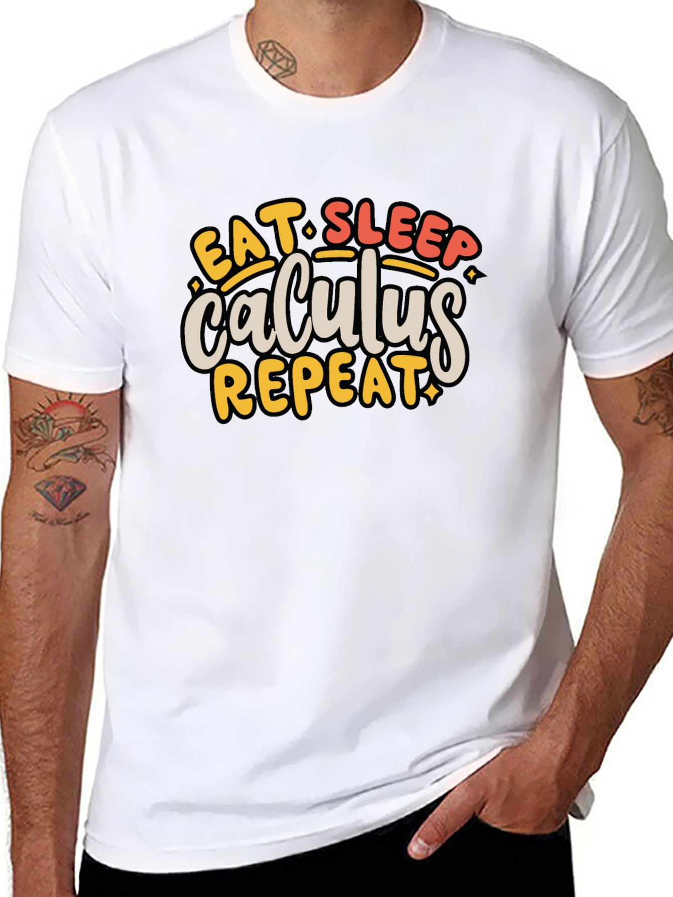 Calculus T-Shirt - Eat Sleep Repeat - Math Student
