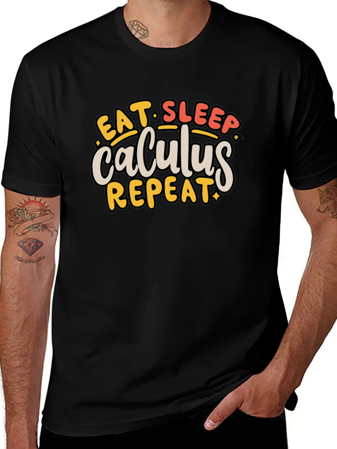 Calculus T-Shirt - Eat Sleep Repeat - Math Student