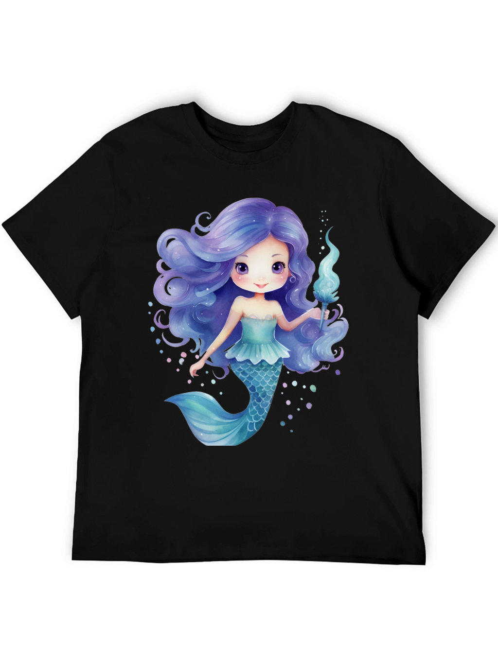 Mermaid Graphic Tee - Unique Design Soft Cotton