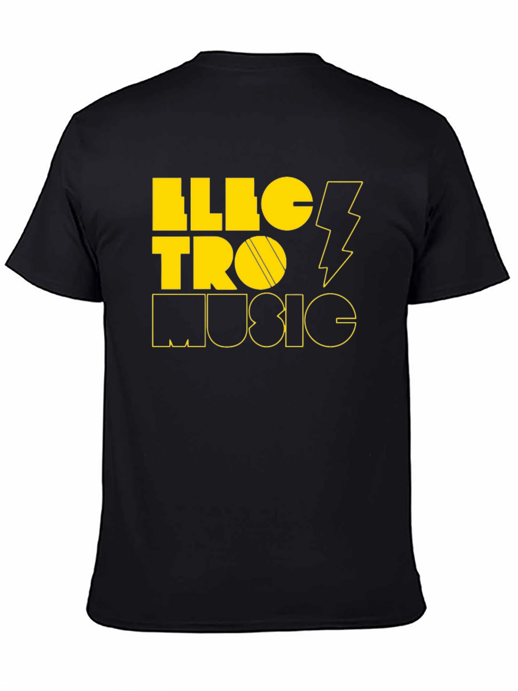 Electro Music Black Graphic Tee