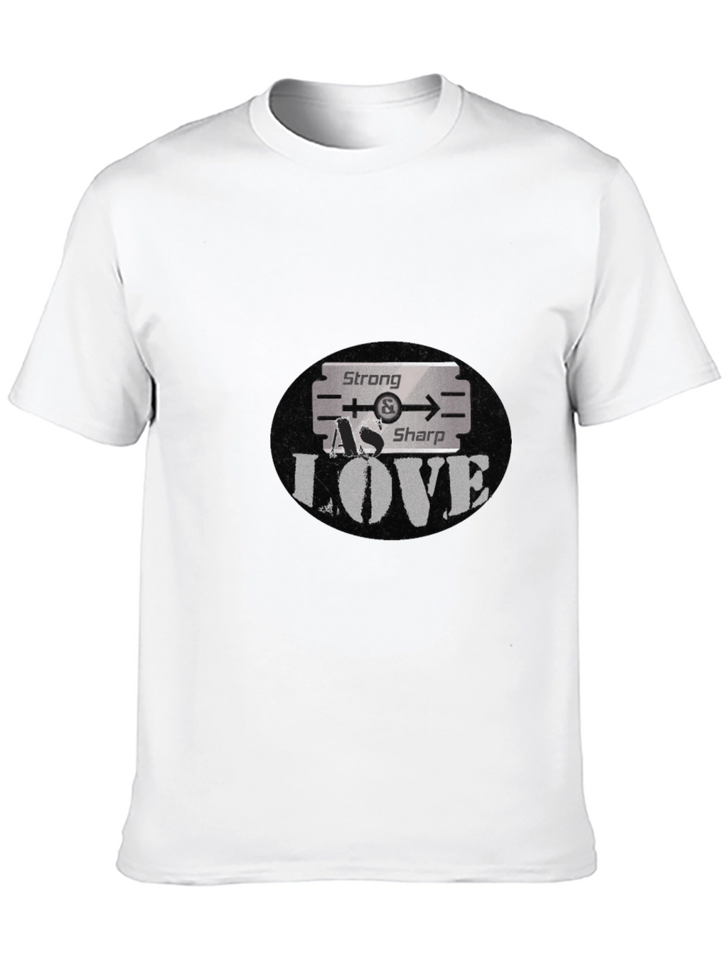 Strong As Sharp Love Graphic T-Shirt