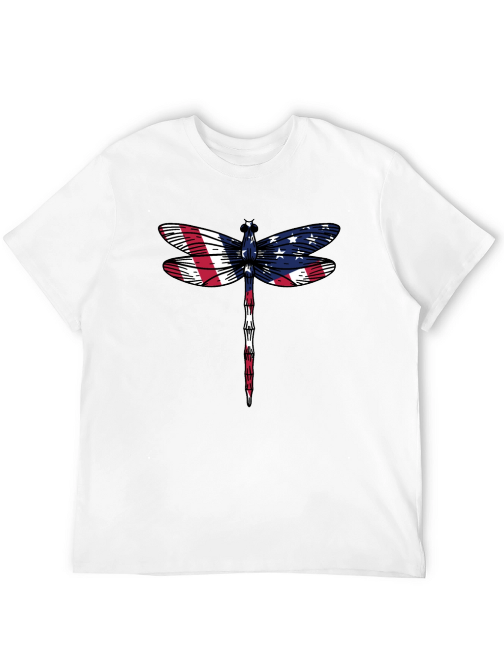 American Flag Dragonfly Graphic Tee