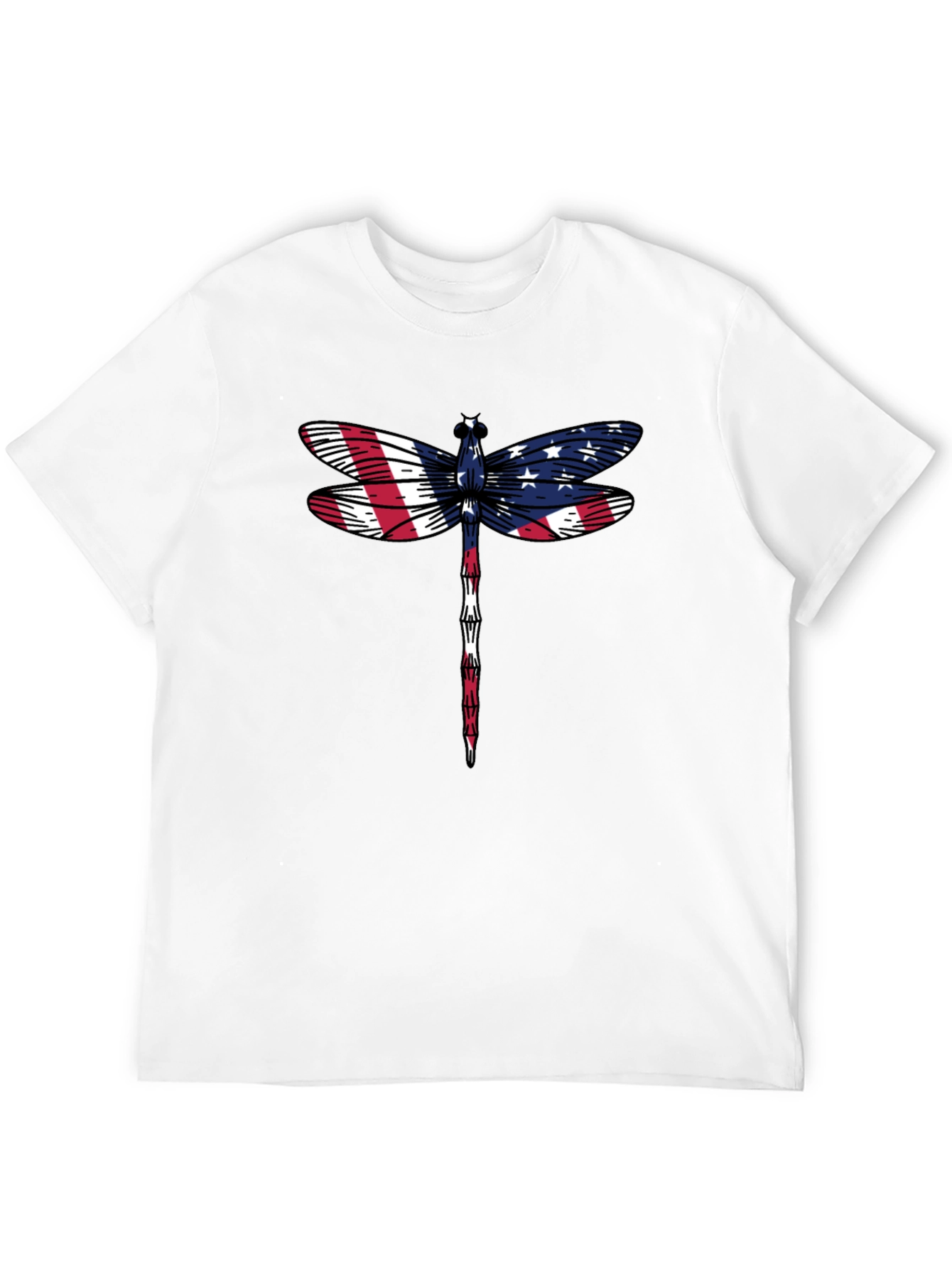 American Flag Dragonfly Graphic Tee