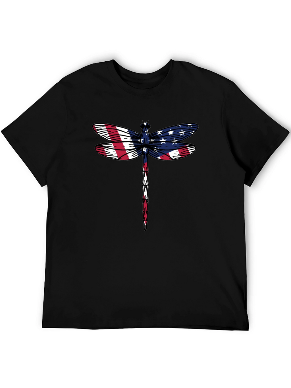 American Flag Dragonfly Graphic Tee