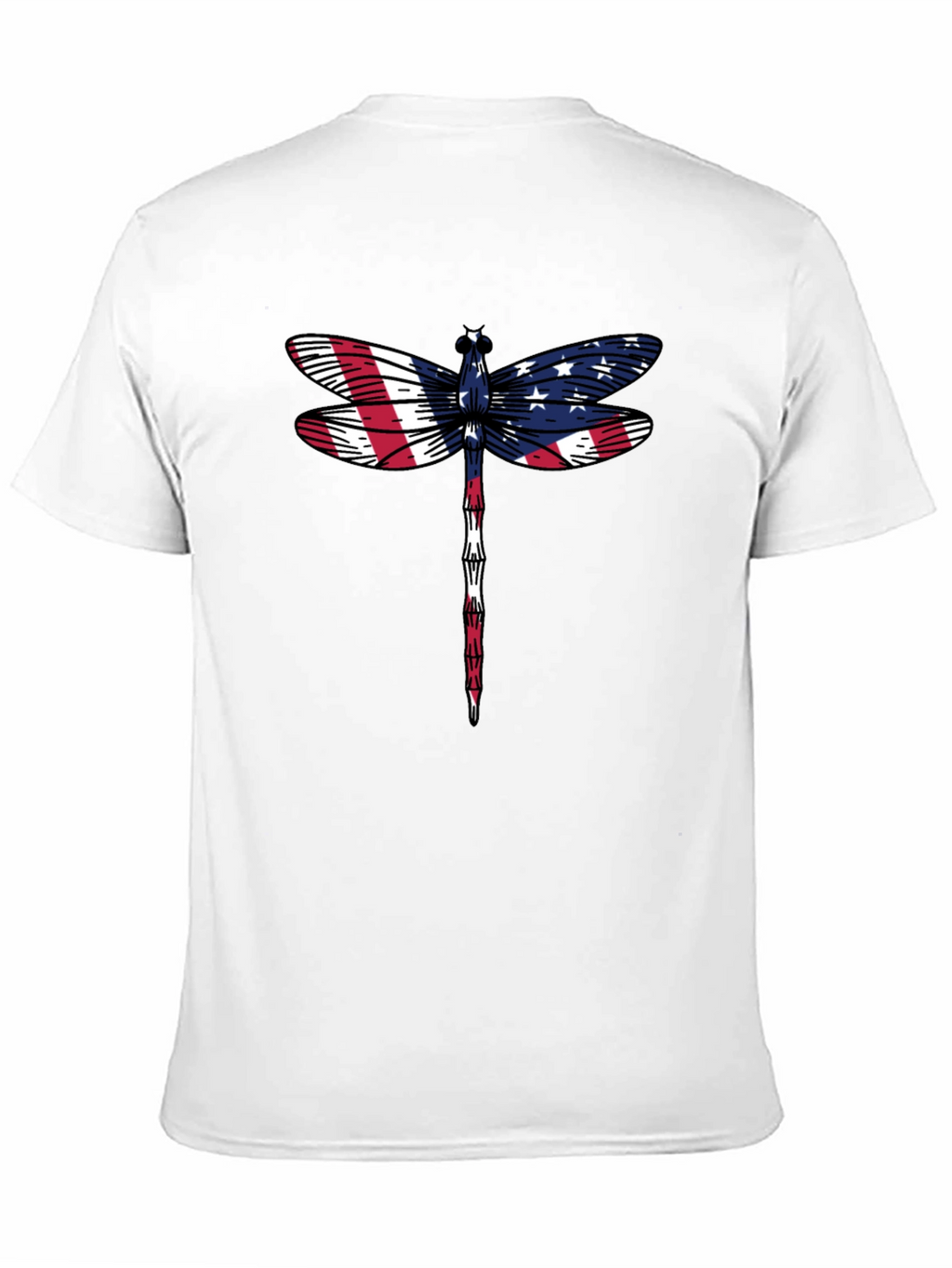 American Flag Dragonfly Graphic Tee