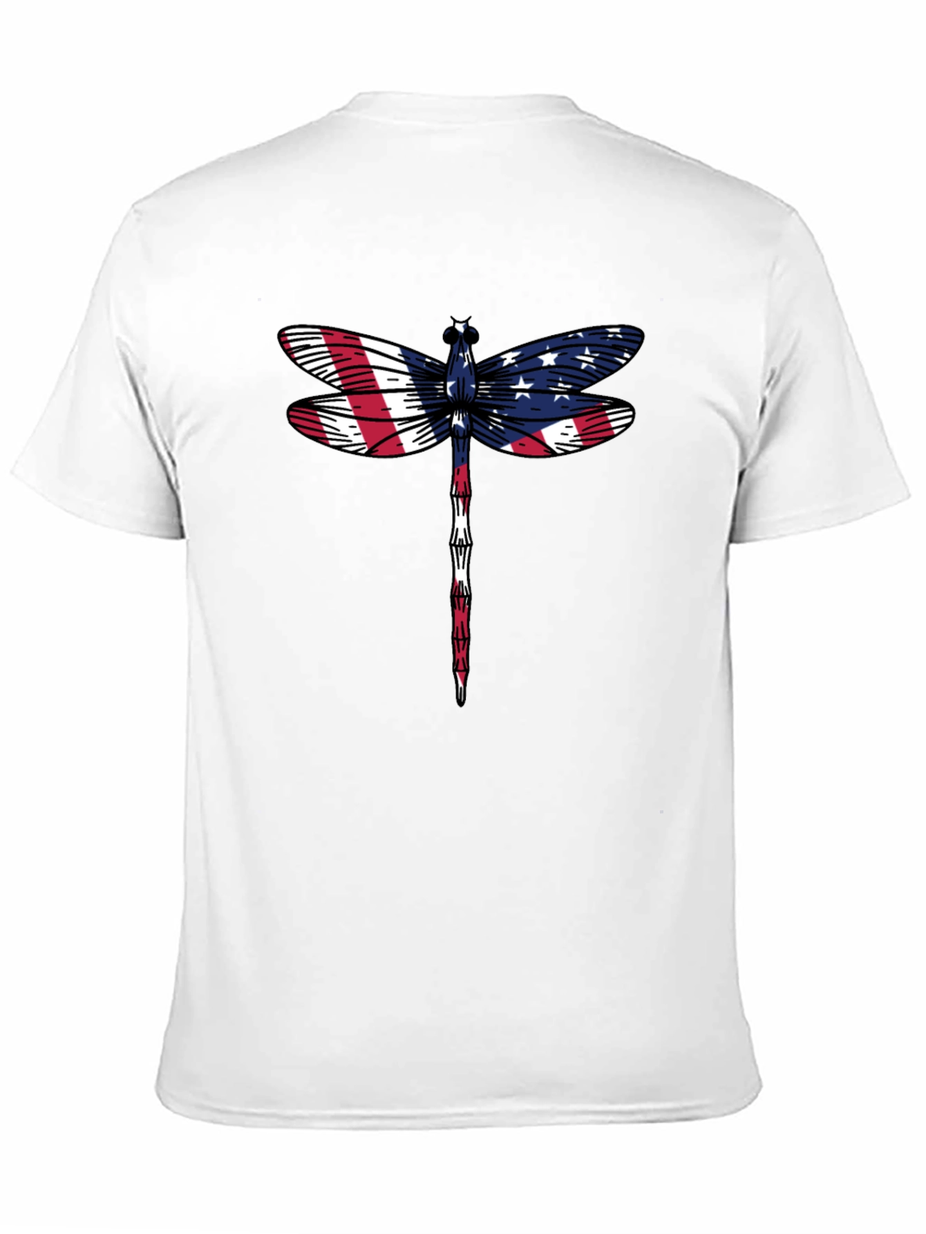 American Flag Dragonfly Graphic Tee