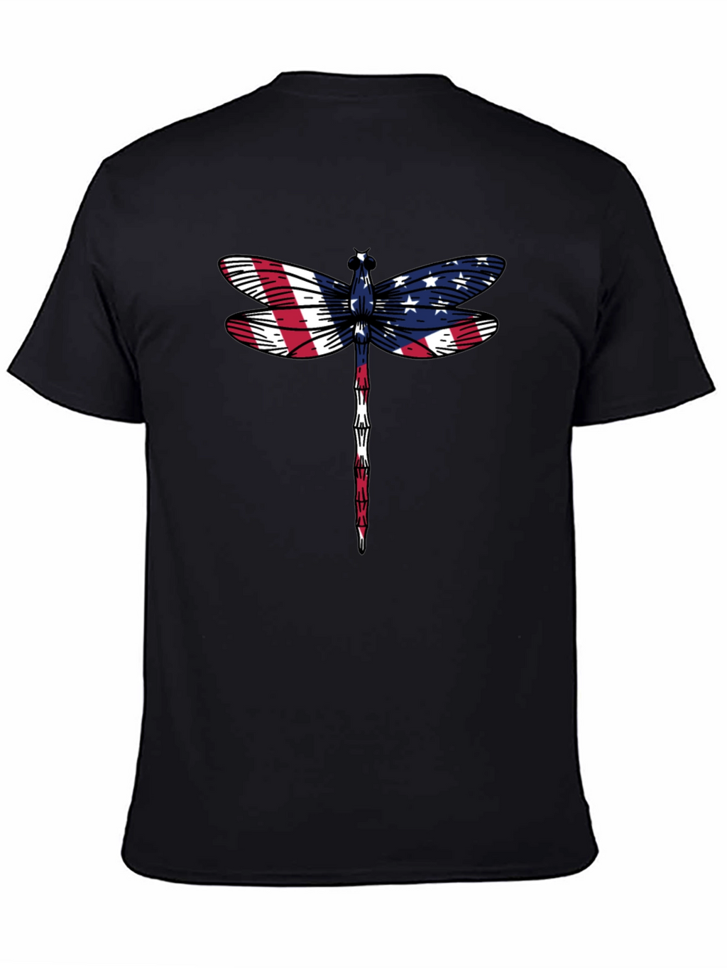 American Flag Dragonfly Graphic Tee