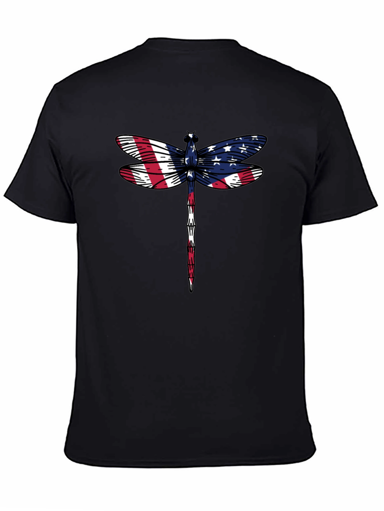 American Flag Dragonfly Graphic Tee