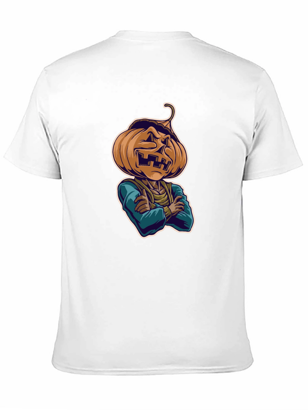 Spooky Pumpkin Head T-Shirt - Halloween Style