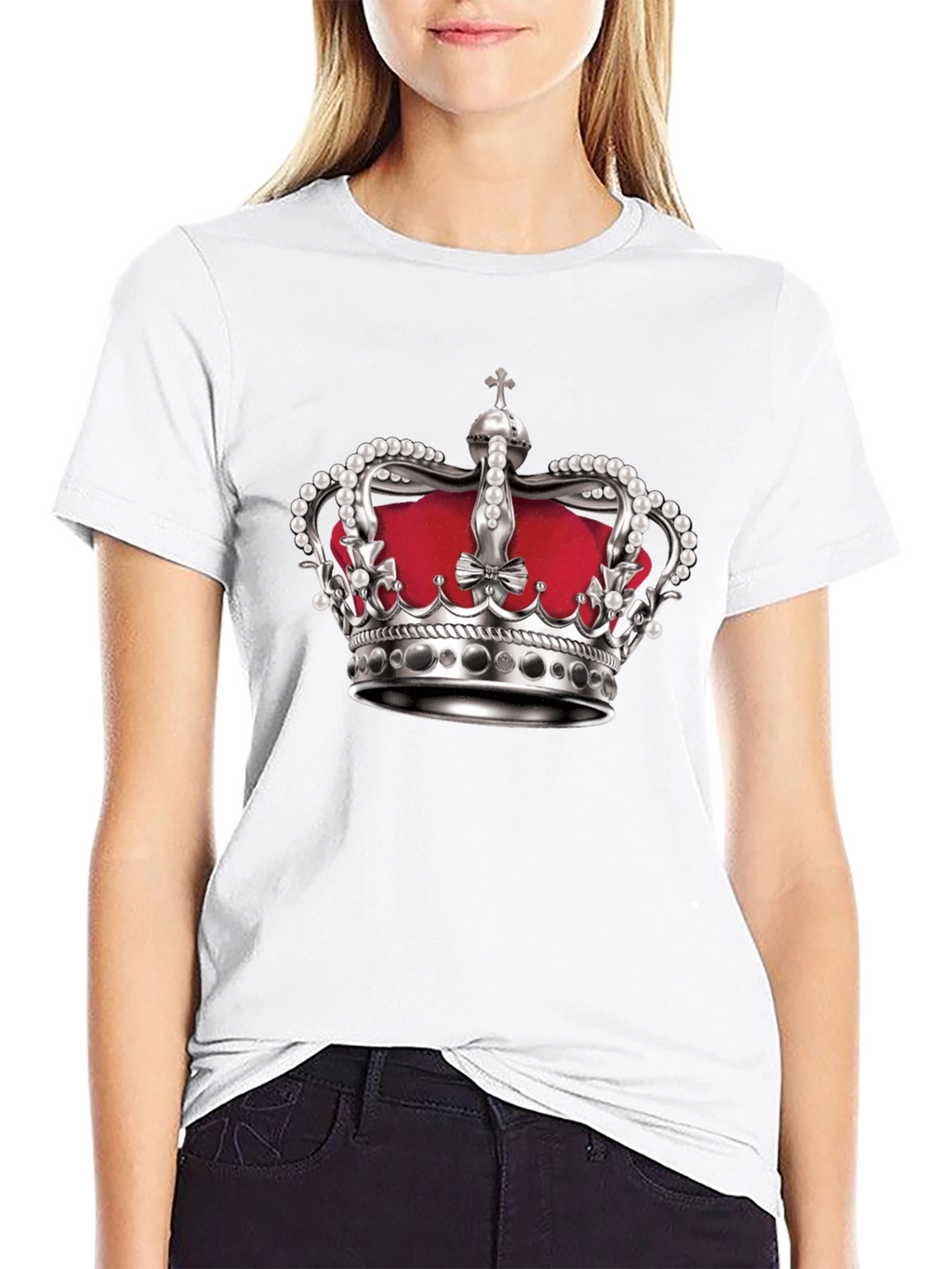 Crown Graphic Black T-Shirt