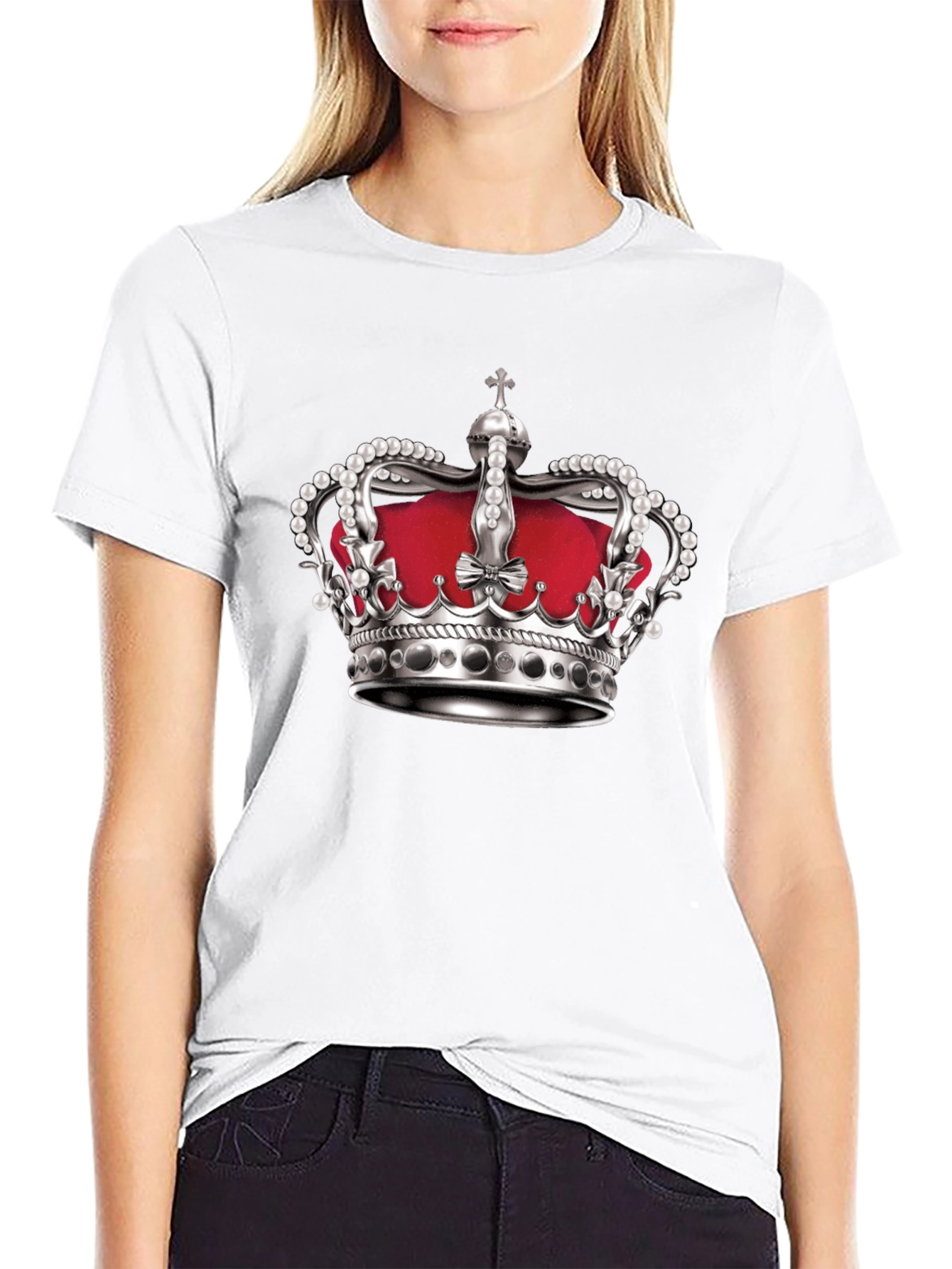 Crown Graphic Black T-Shirt
