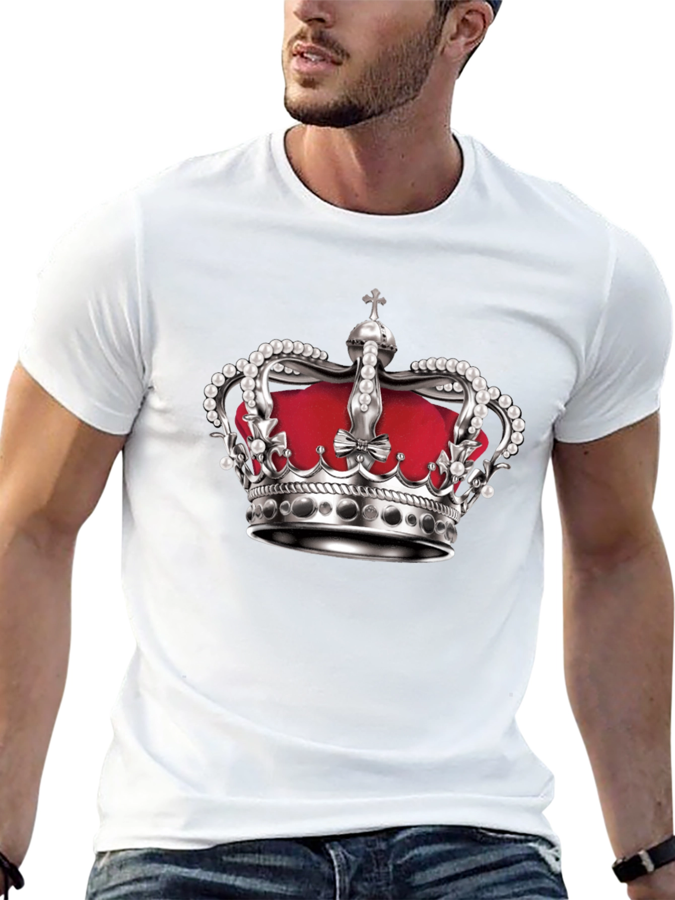 Crown Graphic Black T-Shirt