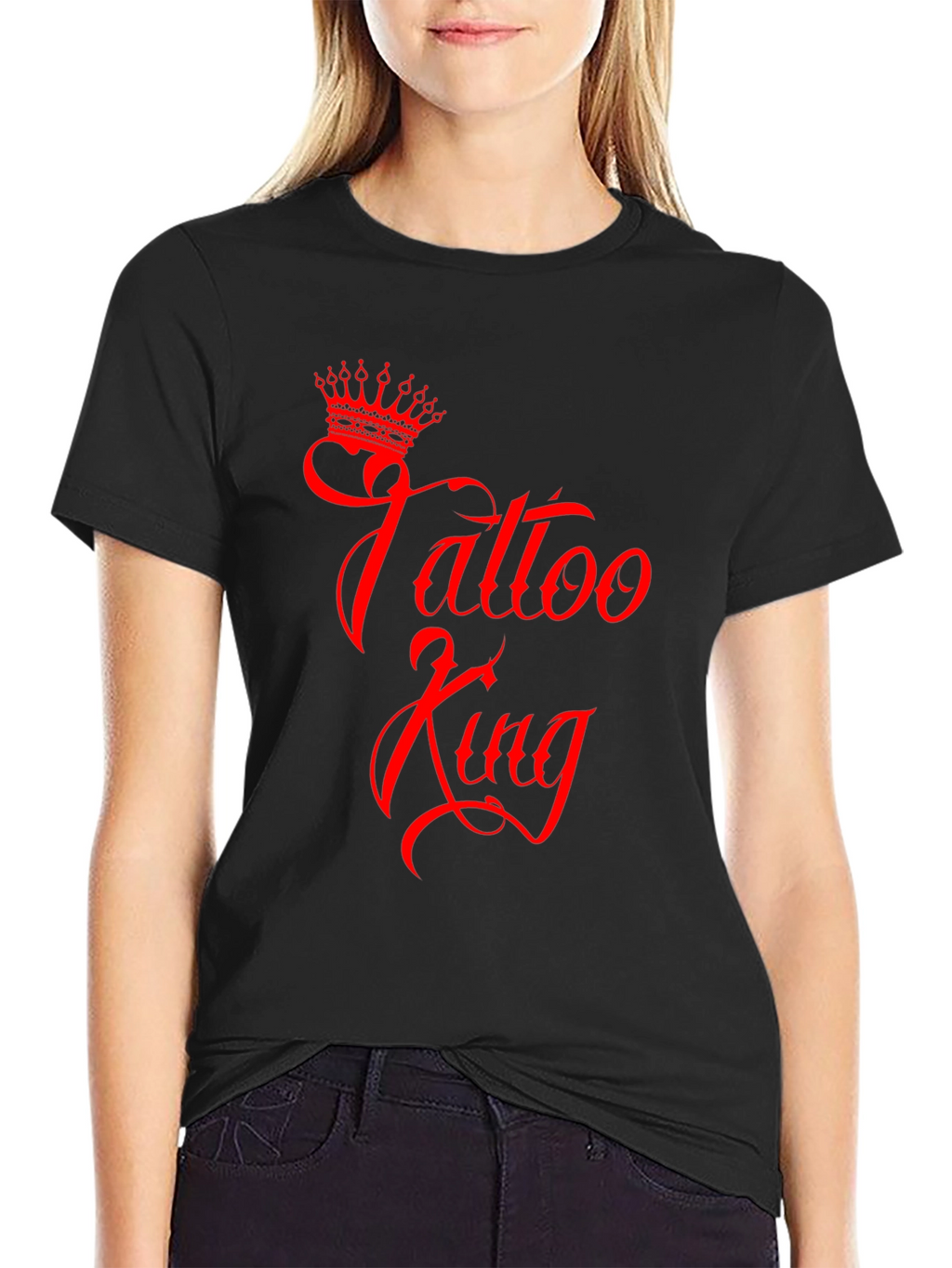 Tattoo King Graphic Tee - Black