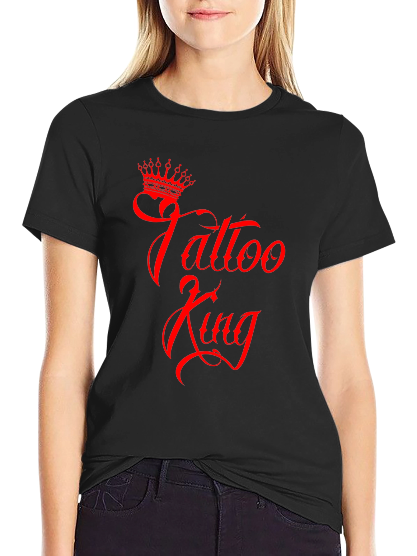 Tattoo King Graphic Tee - Black