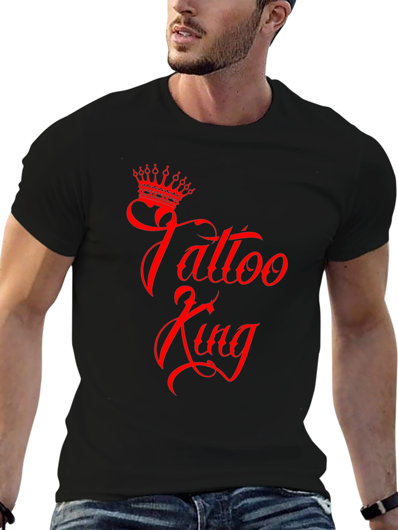 Tattoo King Graphic Tee - Black