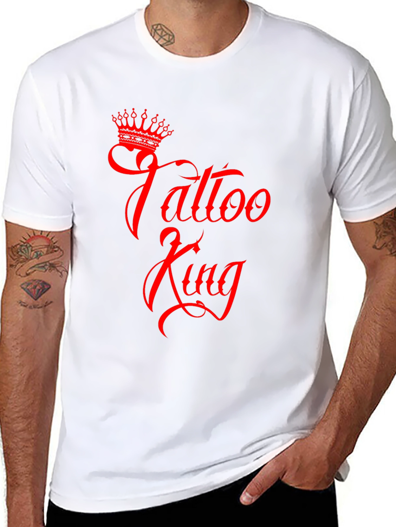Tattoo King Graphic Tee - Black