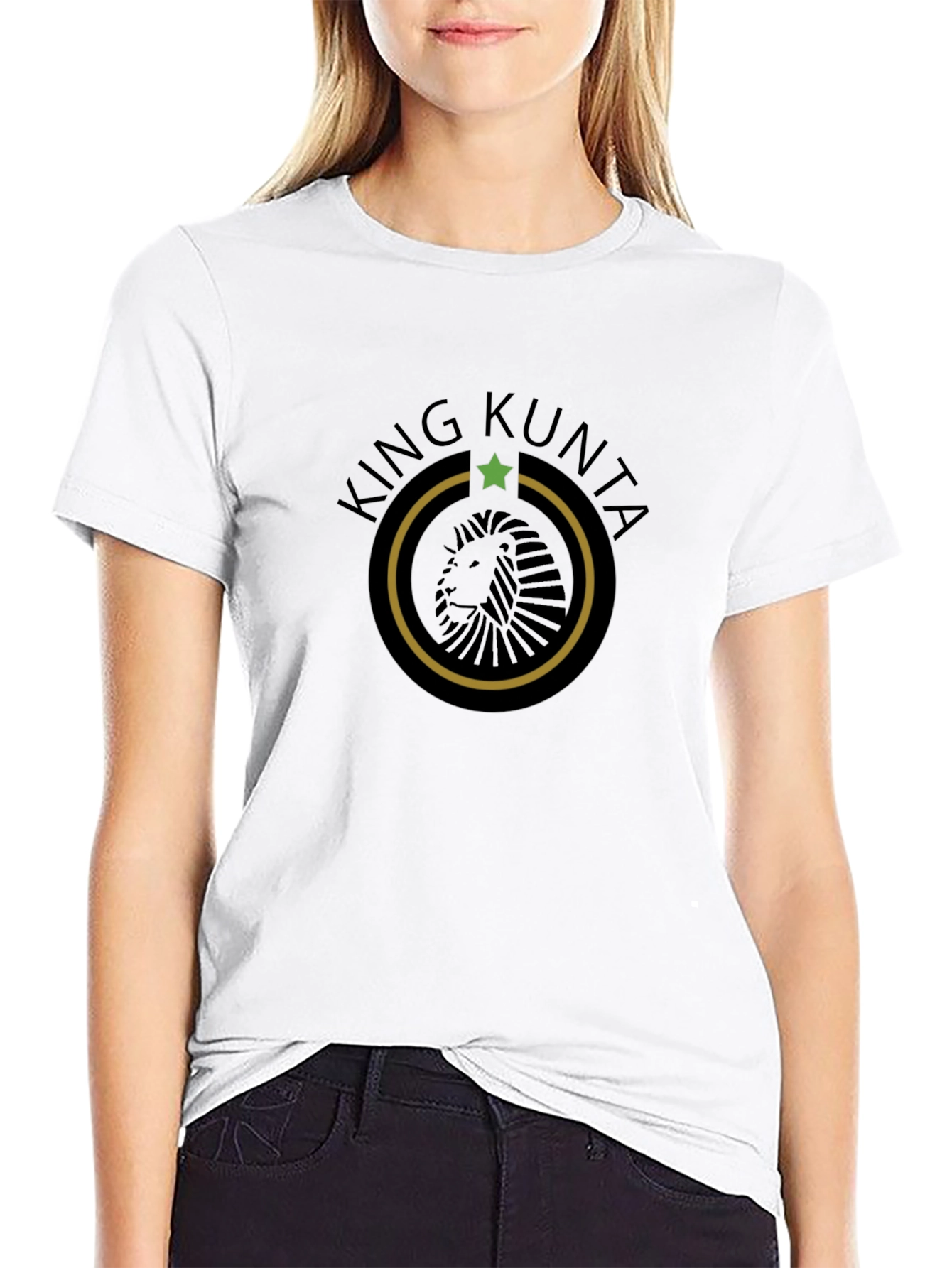 King Kunta Lion Graphic Black T-Shirt