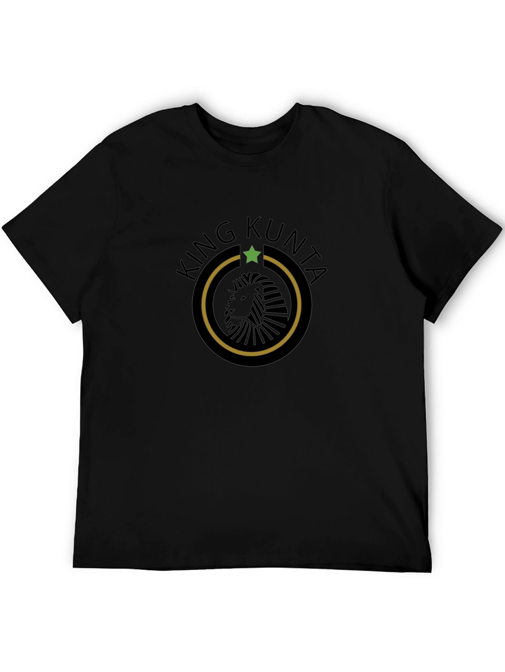 King Kunta Lion Graphic Black T-Shirt