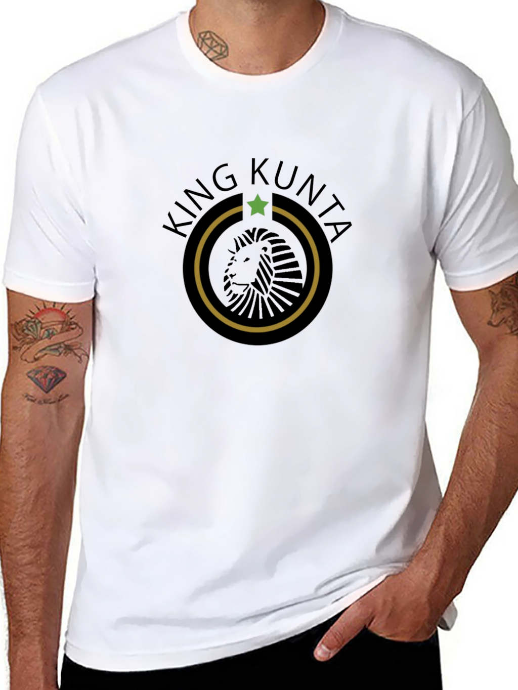 King Kunta Lion Graphic Black T-Shirt