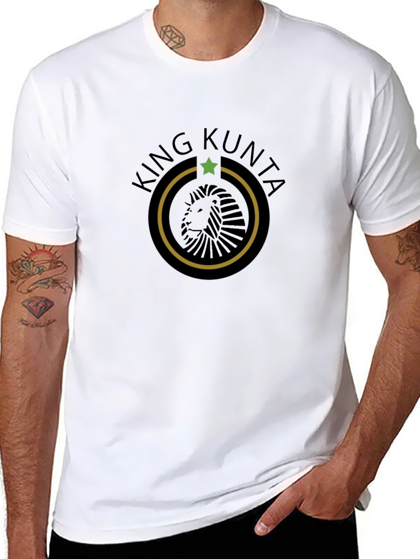King Kunta Lion Graphic Black T-Shirt