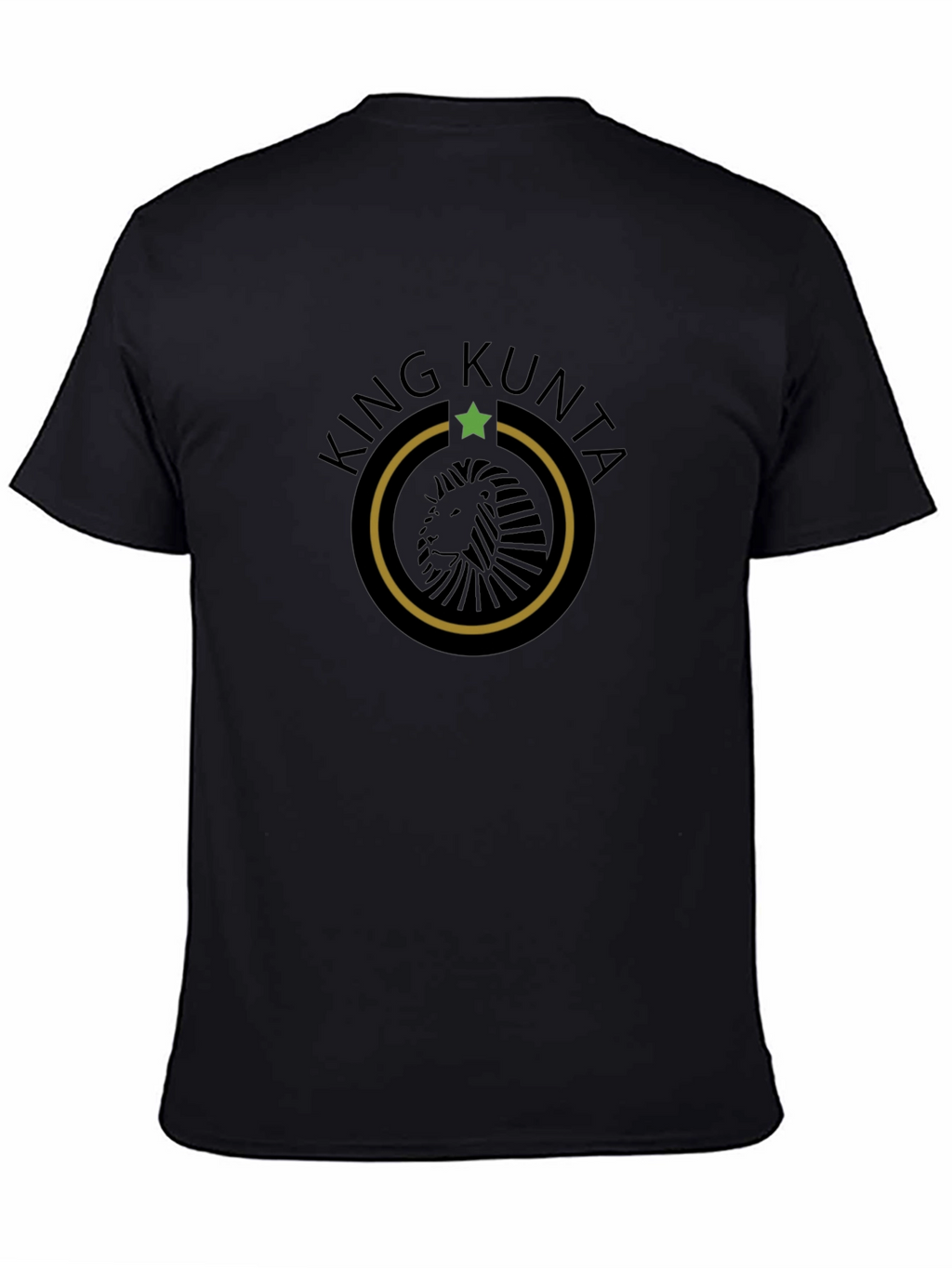 King Kunta Lion Graphic Black T-Shirt